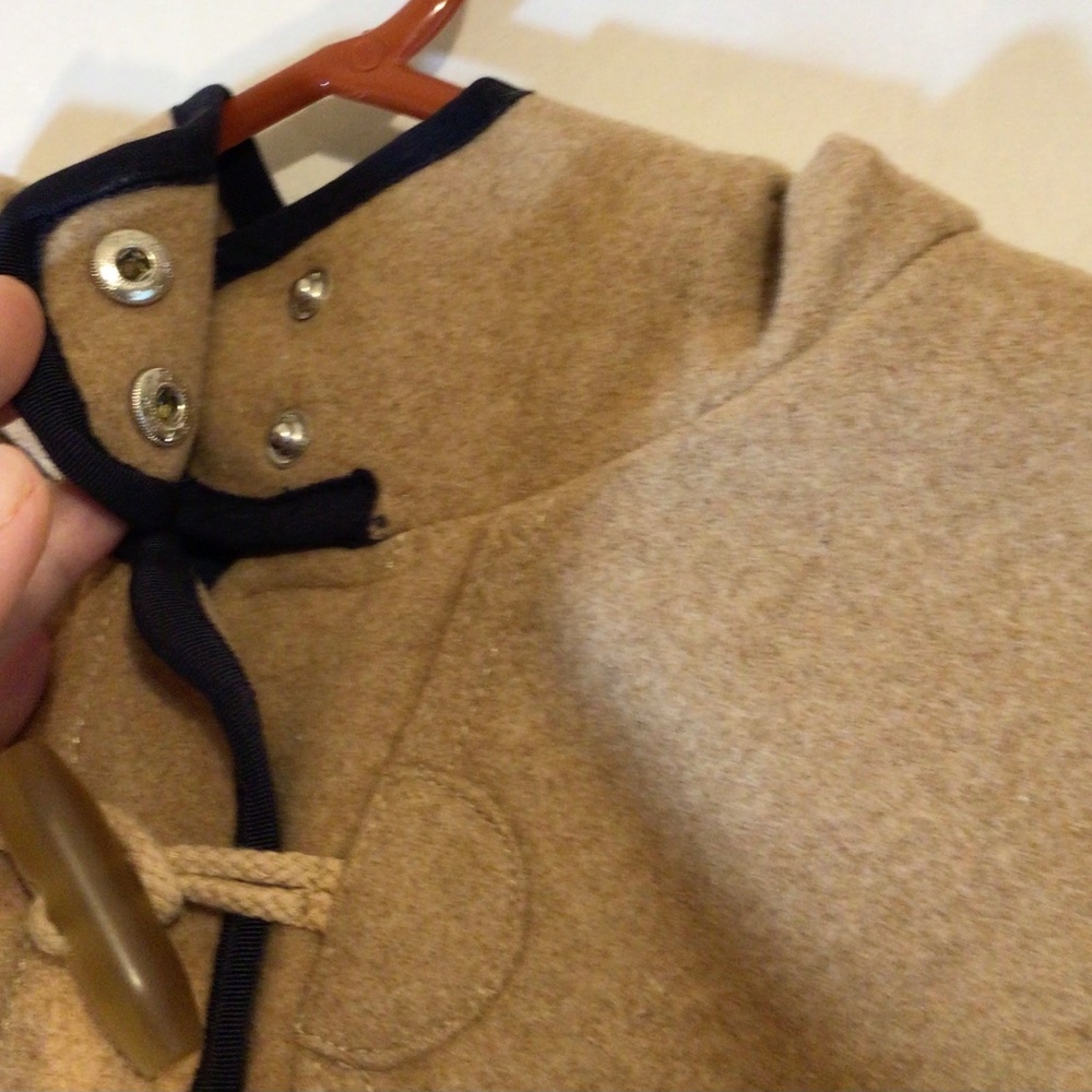 COPY - Tommy Hilfiger coat women’s size large brown wool duffle trench jacket - Picture 8 of 13
